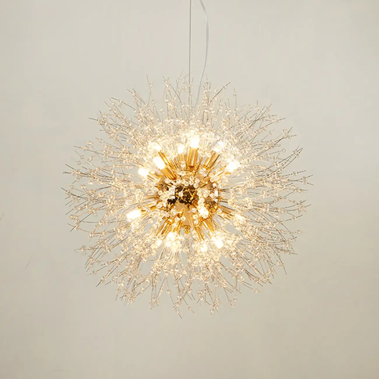 Luxury Crystal Chandelier Starburst with Flexible Length