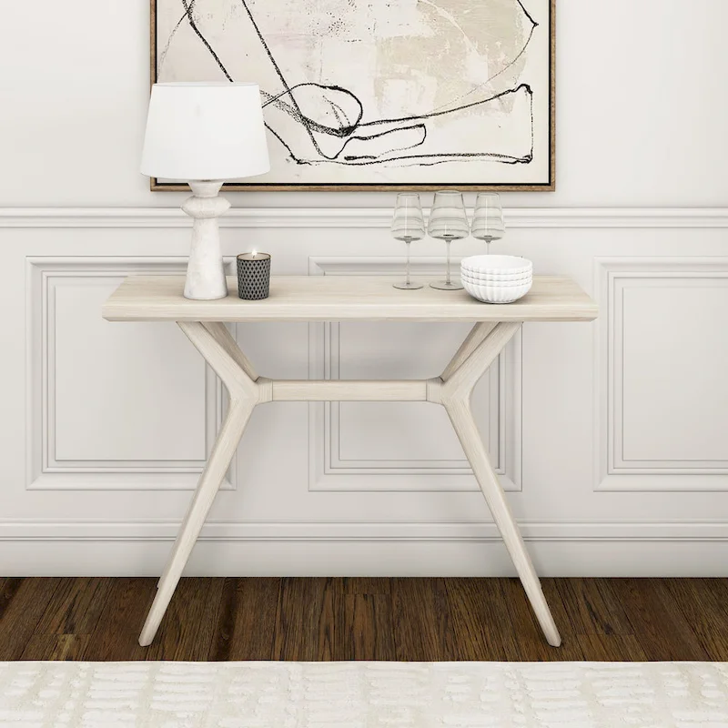 Plank and Beam Verso Cross Leg Console Table - 46