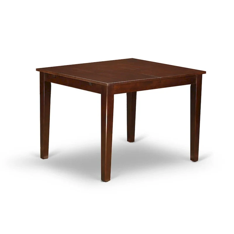 East West Furniture Dining Table Set- A Rectangular Kitchen Table and Kitchen Dining Chairs, Mahogany (Pieces Options)