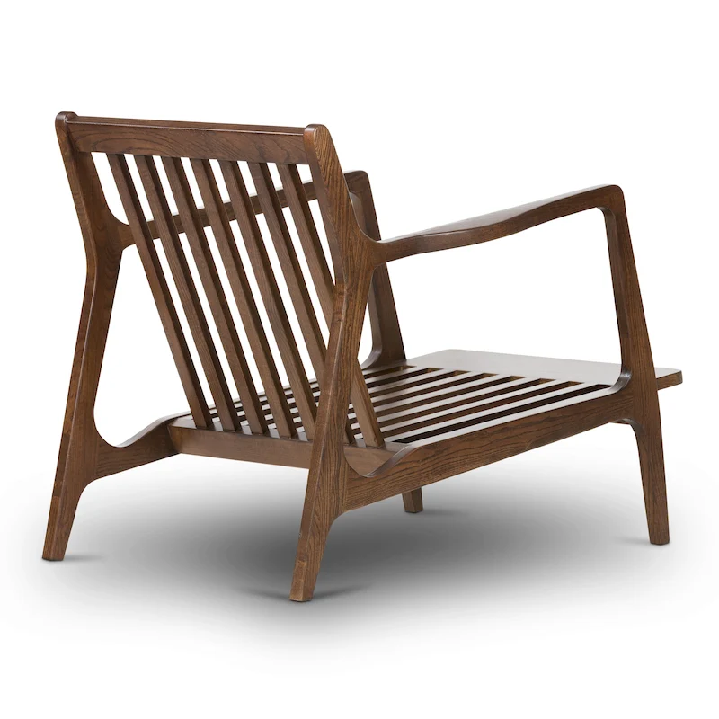 Poly & Bark Verity Leather Lounge Chair - Full Grain Genuine Italian Leather