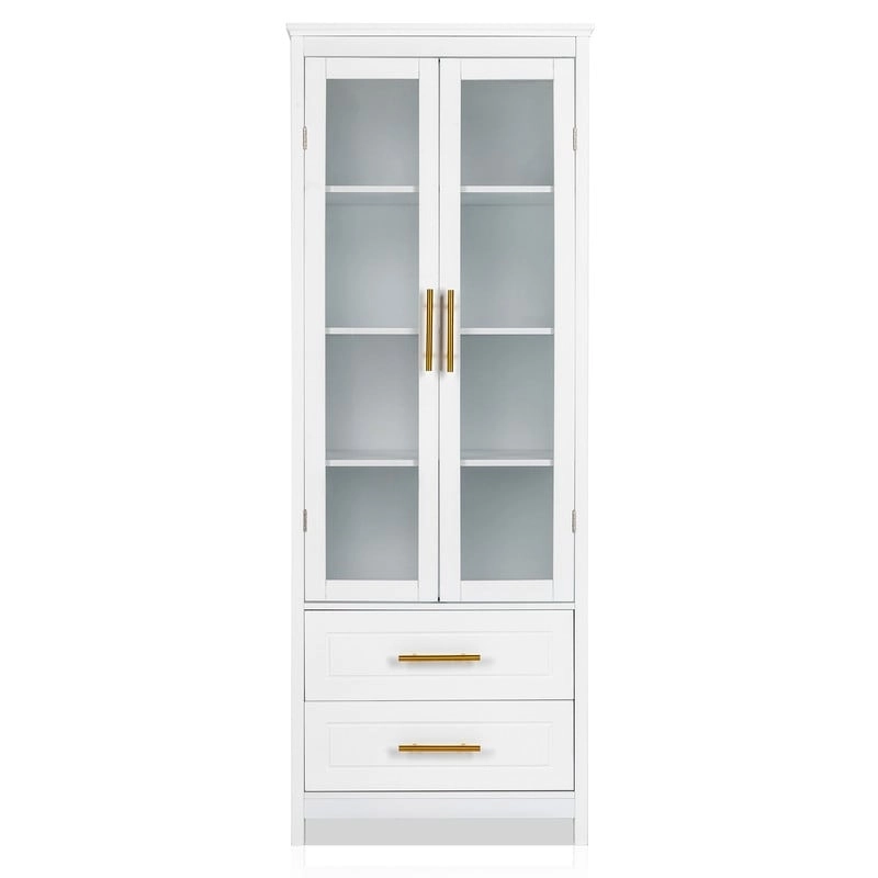 White MDF Bathroom Cabinet