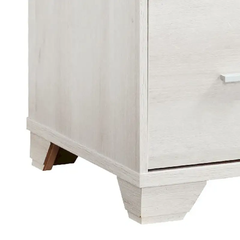 31 Inch File Cabinet Printer Stand Table with 2 Drawers, Oak White