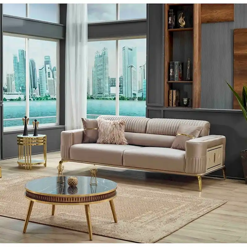 Armony One Sofa One Loveseat One Chair Living Room Set