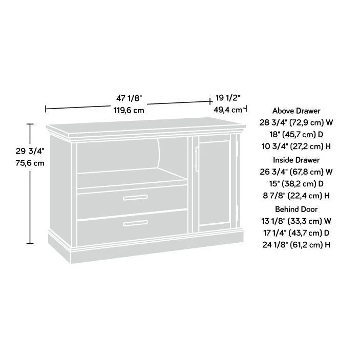 Aspen Post Small Credenza