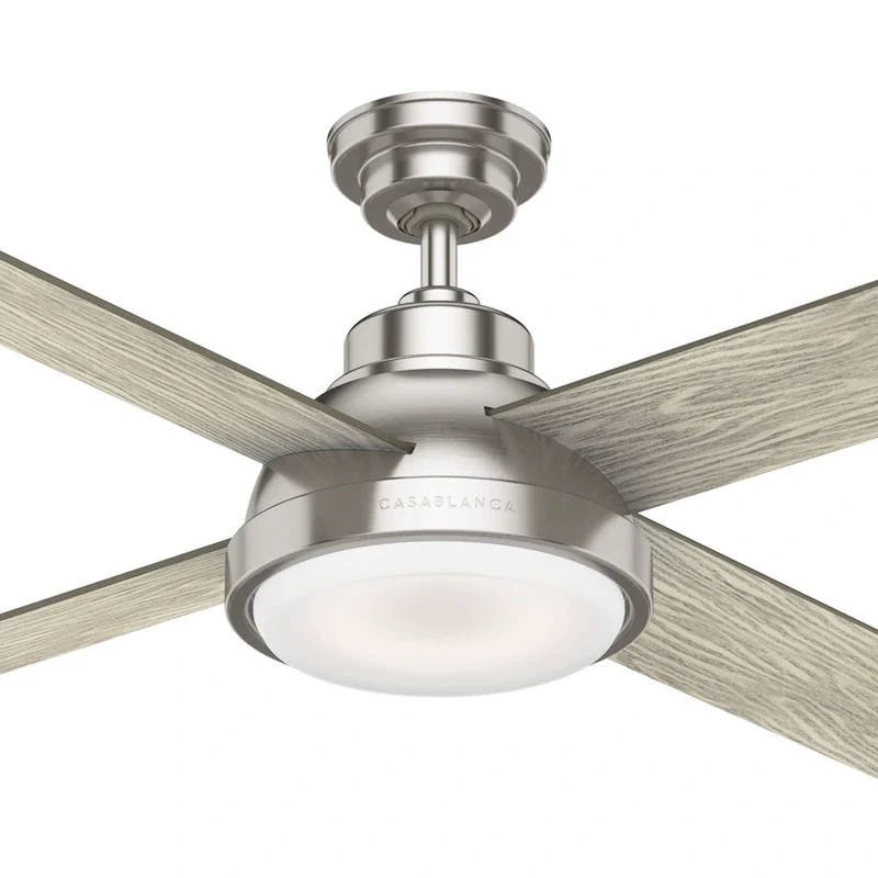 Casablanca 54  Levitt Ceiling Fan with LED Light Kit and Wall Control - Modern Industrial, Rustic