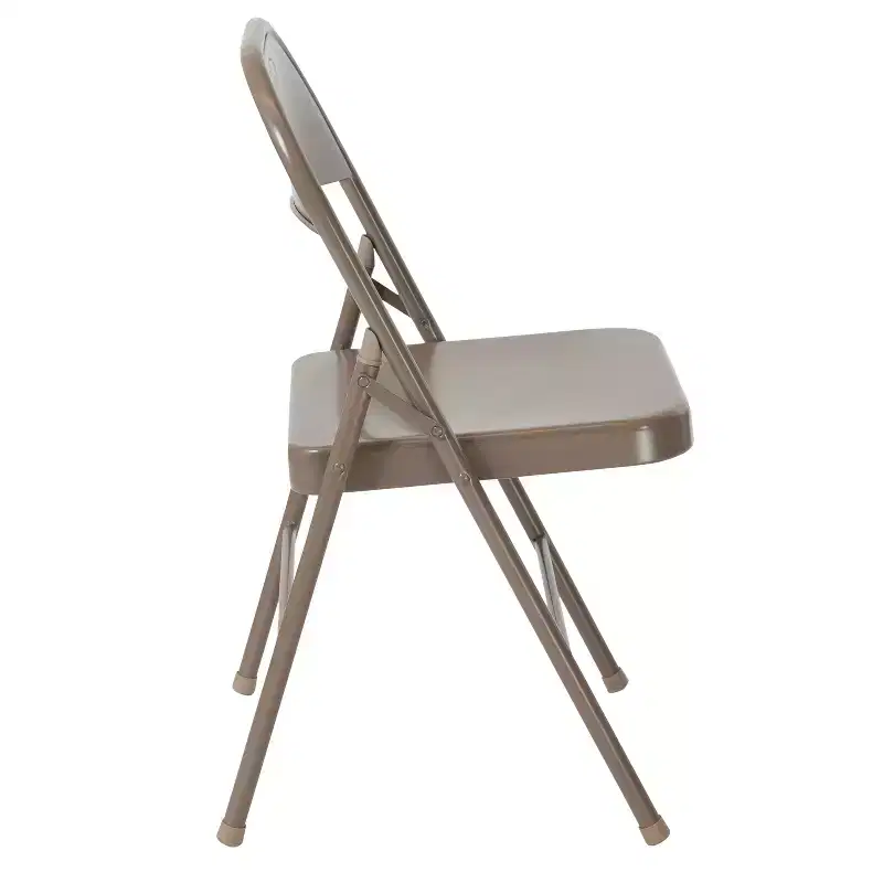 Flash Furniture 4 Pack HERCULES Series Double Braced Metal Folding Chair