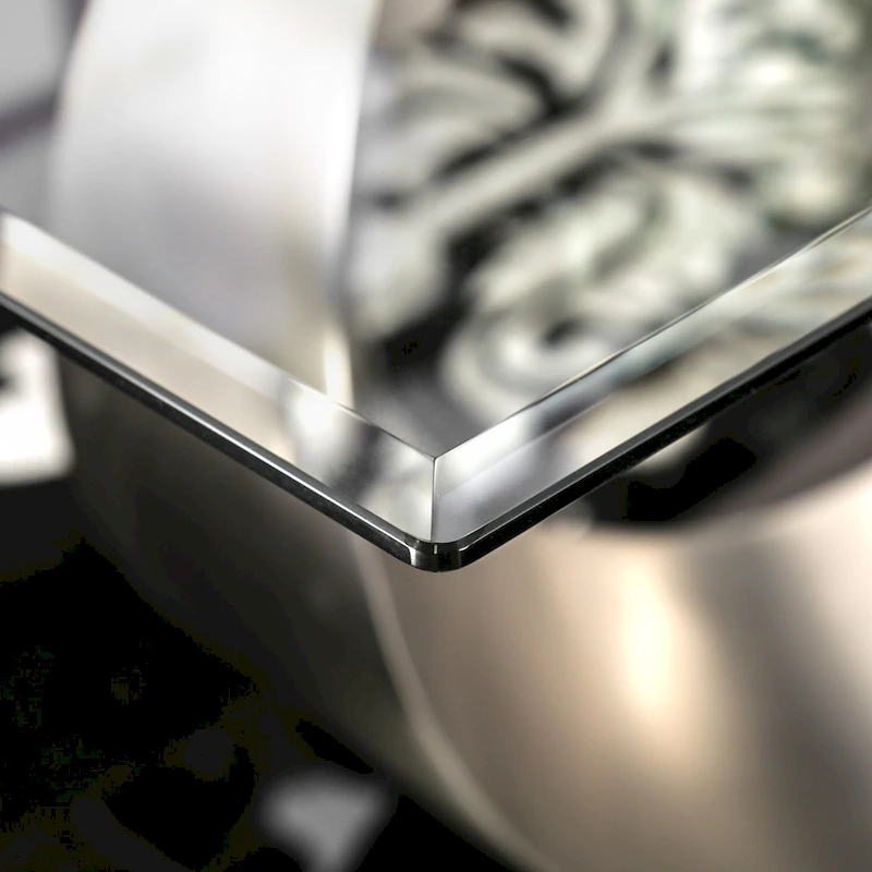 Heer Modern Black Steel U-shaped Pedestal 7-Piece Dining Set by Furniture of America