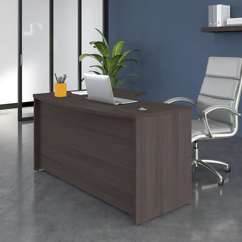 Studio C 60W Right Handed L-Bow Desk Shell by Bush Business Furniture