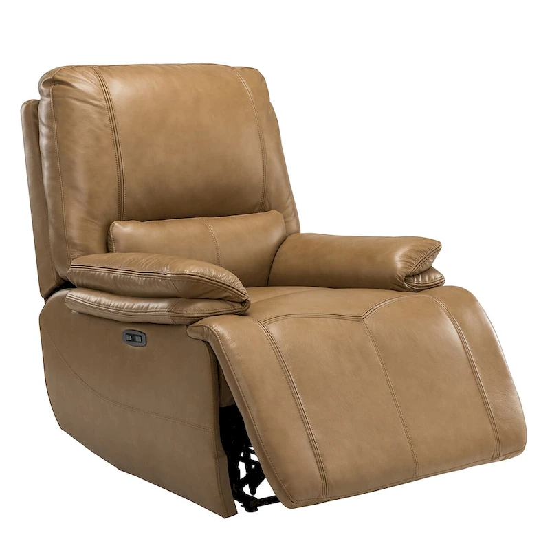 Clara Genuine Leather Power Recliner with Cushion Padded, Set of 2