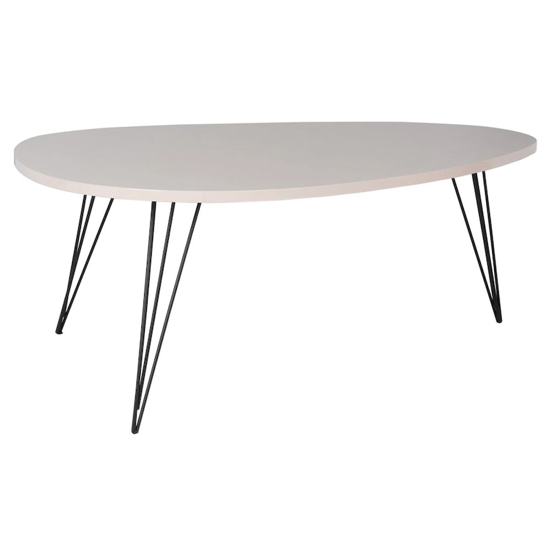 SAFAVIEH Louann Oak Finish/ Black Coffee Table - 44 x 31.5 x 15.6 - 44Wx32Dx16H