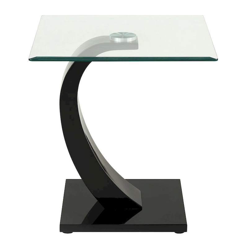 Cres Glam Glasstop 3-Piece Coffee Table Set by Furniture of America