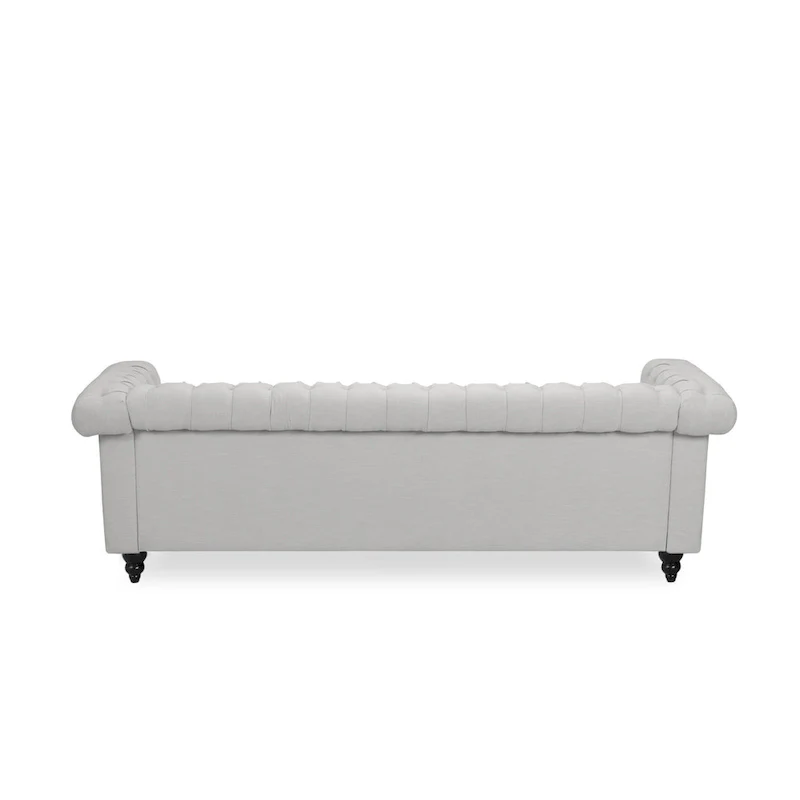 Chesterfield 3-seater Sofa with Button Tufting and Nailheads