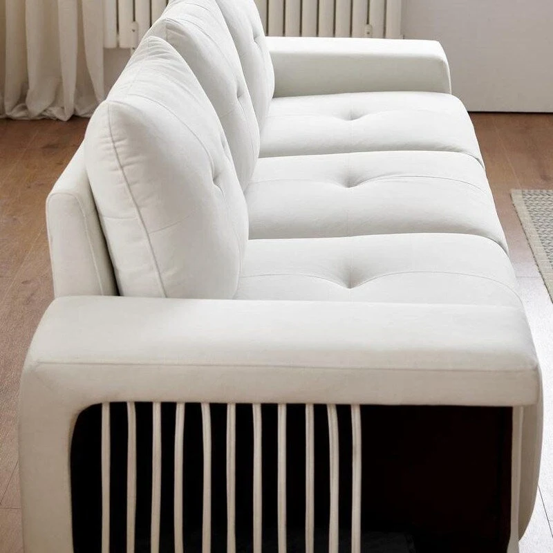 89 Modern Couch With Waterproof and cat scratch resistant fabric