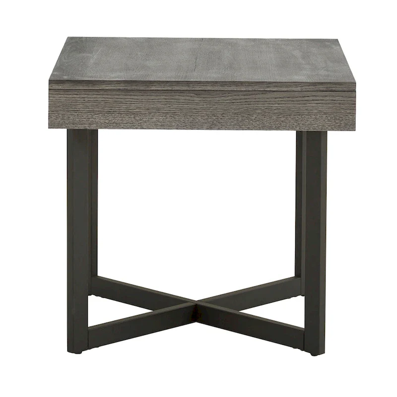 Eldersley Wood Finish End Table with One Drawer by iNSPIRE Q Modern