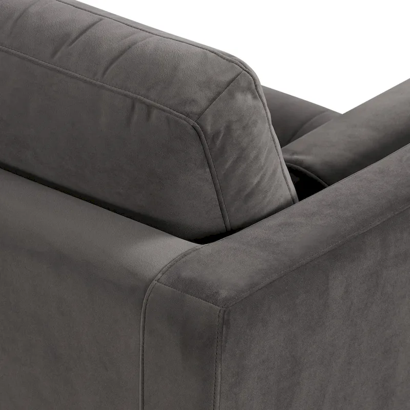 Poly & Bark Napa 104.5 Fabric Right Sectional Sofa