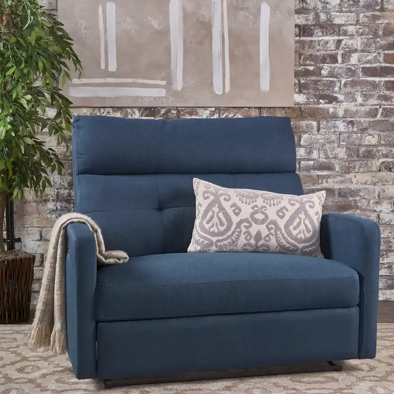 Halima Fabric 2-seater Recliner Club Chair by Christopher Knight Home
