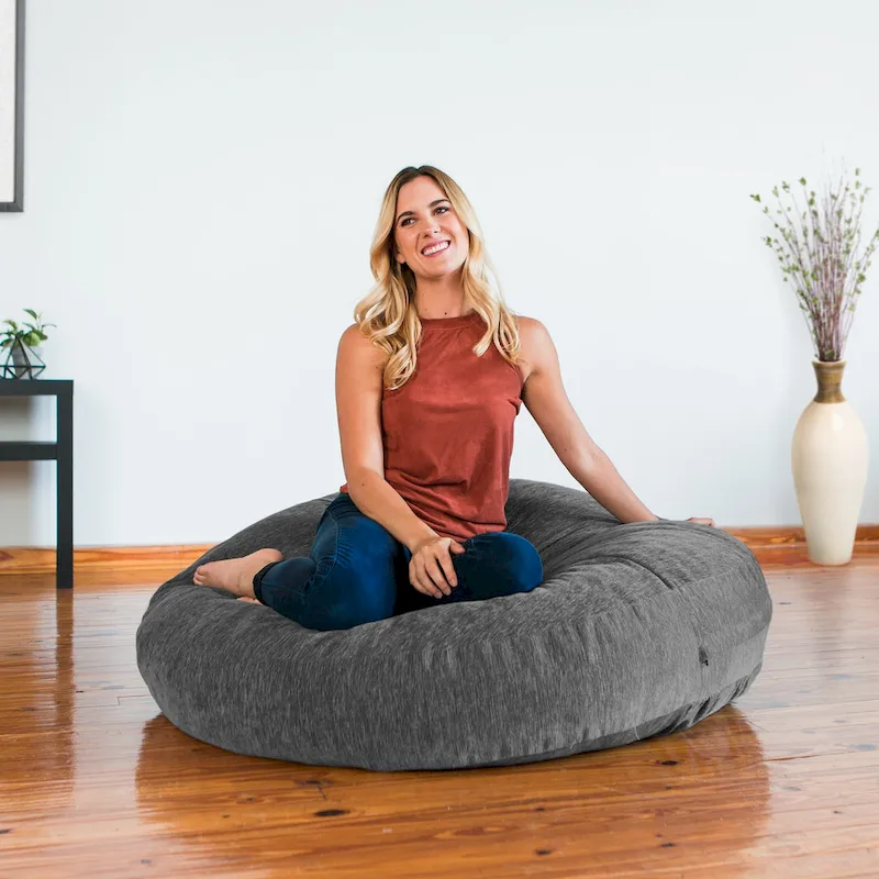 Jaxx Cocoon Bean Bag Lounger with Chenille Cover