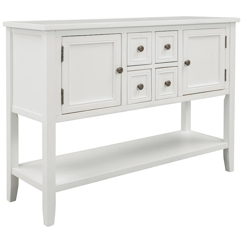 Buffet Sideboard Console Table with Bottom Shelf