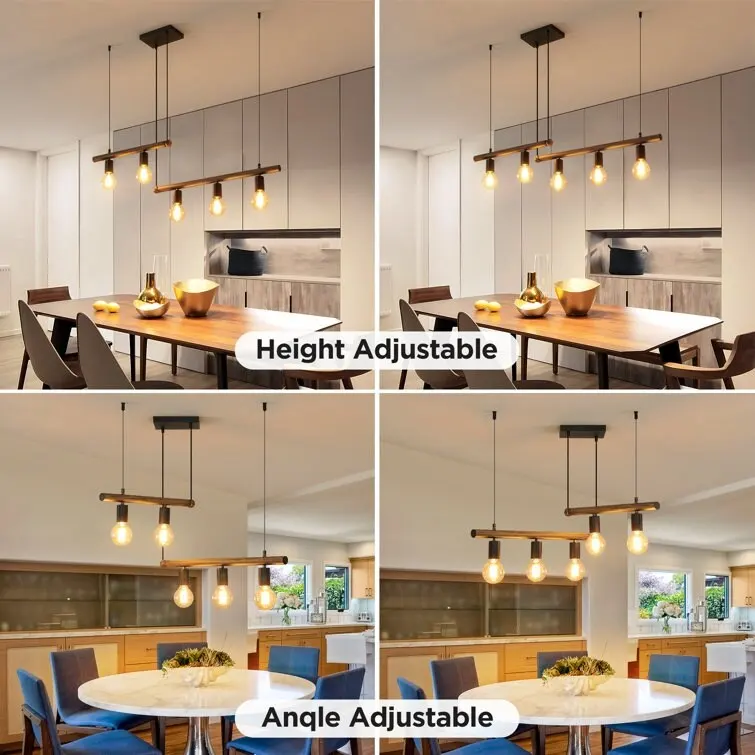 5 - Light Kitchen Island Pendant Light[No Bulb]