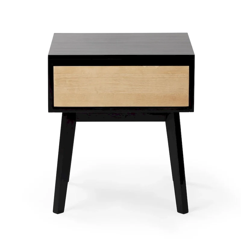 Max and Lily Scandinavian Nightstand with Drawer