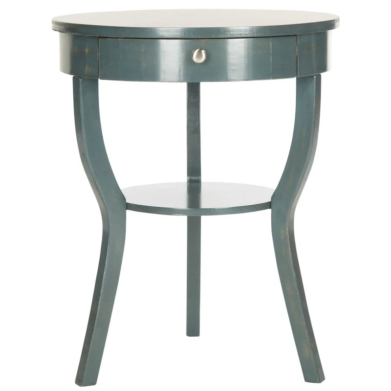 SAFAVIEH Mercedes End Table - 22 x 22 x 30.3 - 22Wx22Dx30H