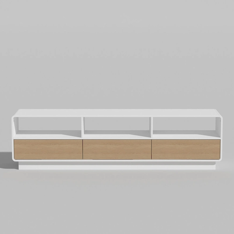 Innovative Rebound Drawer TV Stand: A Fusion of Function & Style - 70.9