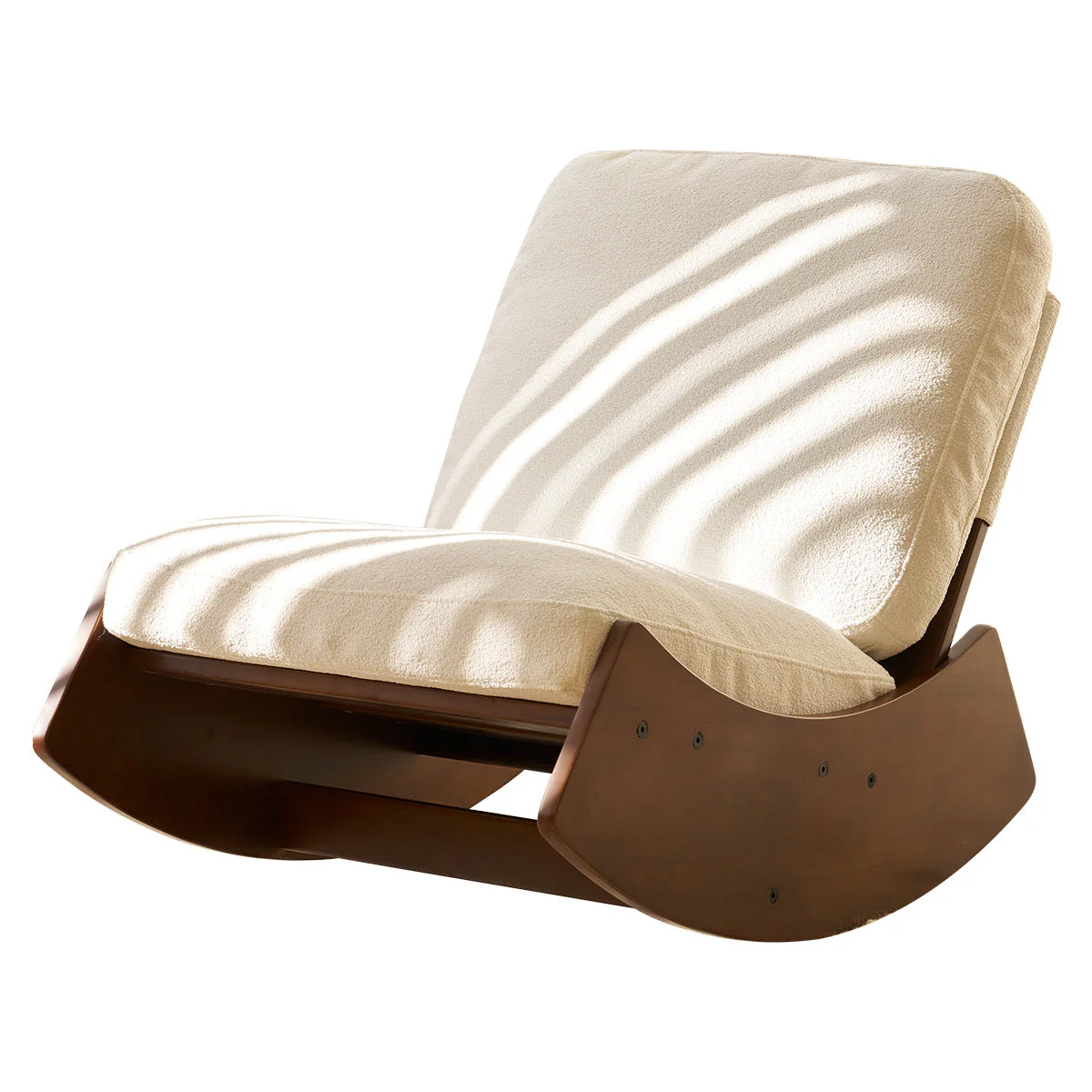 Walker Edison | Modern Glider Rocking Solid Wood Chair