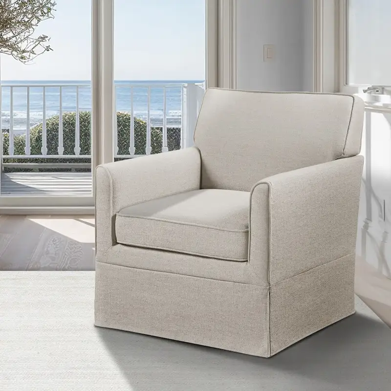 510 Design Paula Slipcover Accent Armchair - 30W x 30.5D x 33H