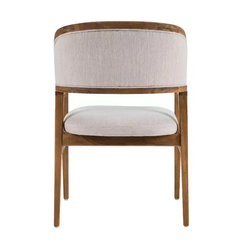 Christopher Knight Home Rosa Mid-Century Modern Rubberwood Upholstered Dining Chairs (Set of 2)