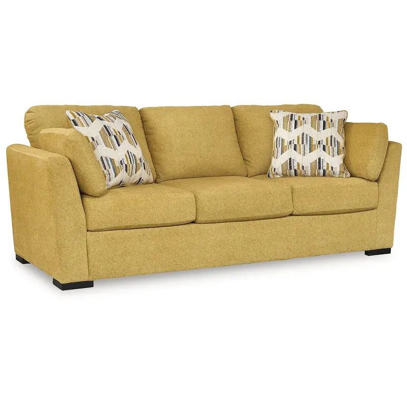 Signature Design by Ashley Keerwick Yellow Sofa - 94 W x 41 D x 39 H