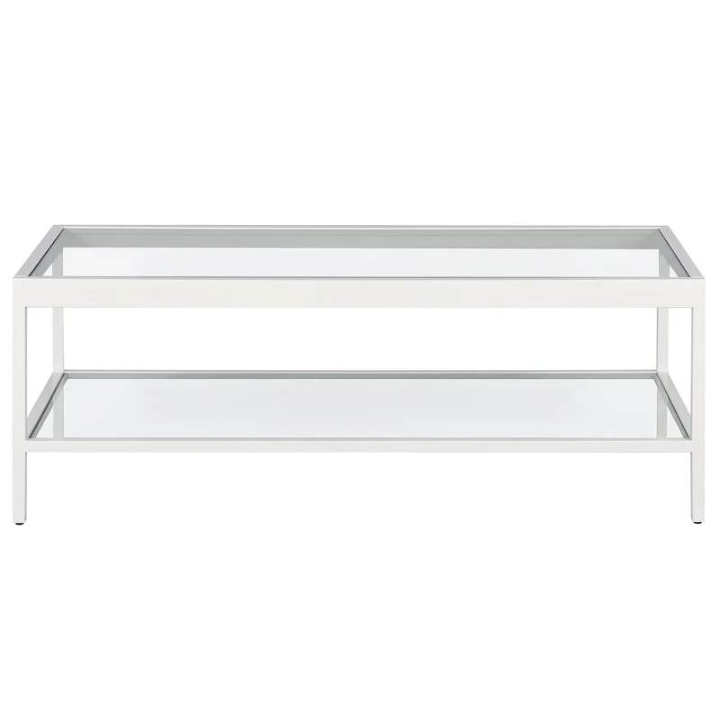 Metal and Glass Coffee Table