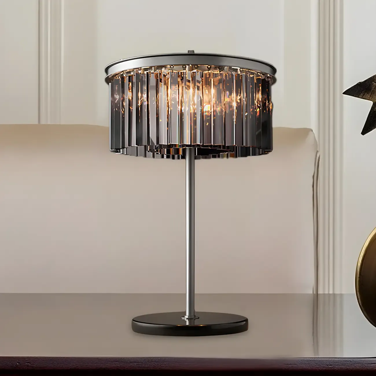 Modern Crystal LED Table Lamp for Living Room