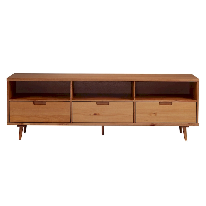 Middlebrook Alby 70-inch Mid-Century Solid Wood TV Stand