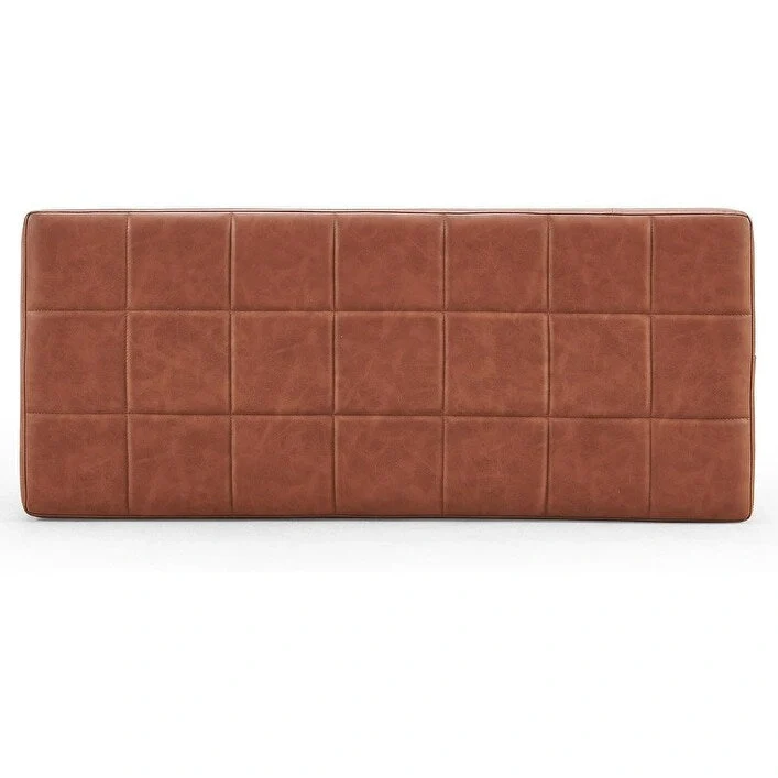 Howtai 36.6 Upholstered Leather PU Dining Bench