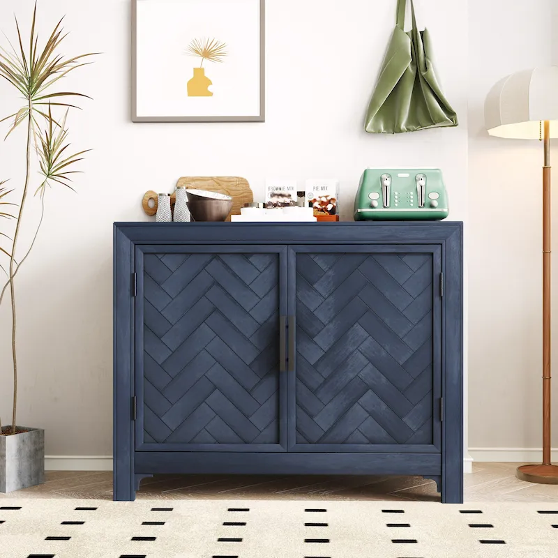 Console Table Sofa Table with 2 Shelves