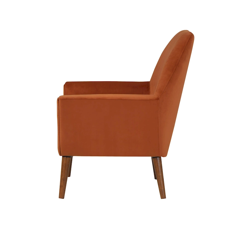 Adrian Mid-Century Velvet Arm Chair by Greyson Living