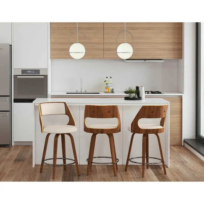 Carson Carrington Alingsas Mid-century Modern Counter Stool (Set of 2)