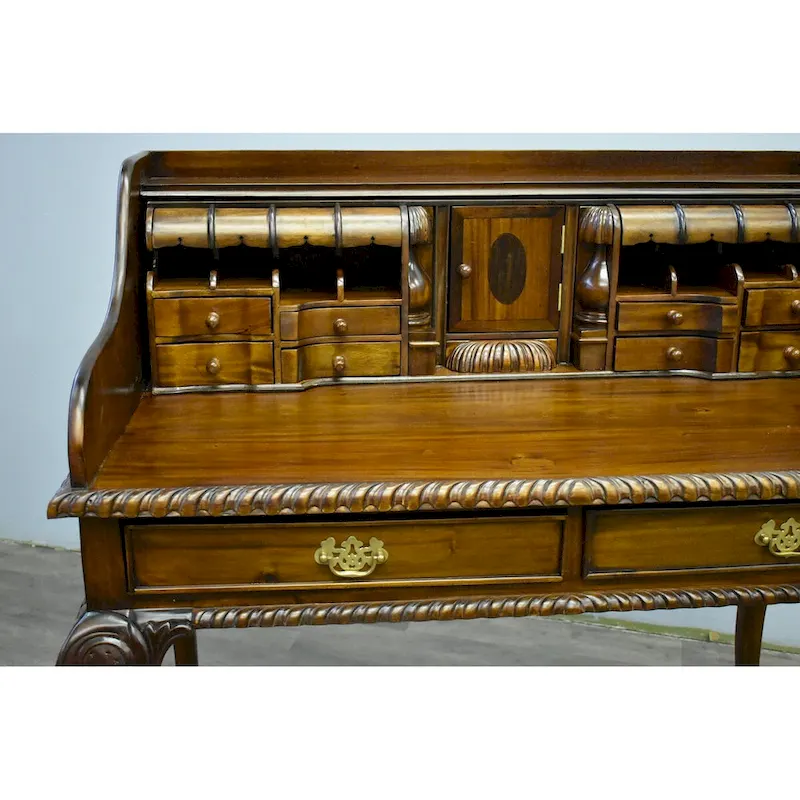 Victorian Mahogany Escritoire Secretary Desk