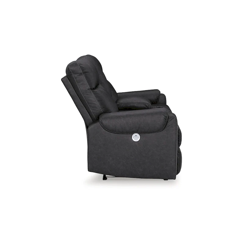 Signature Design by Ashley Barnsana Power Reclining Loveseat with Console