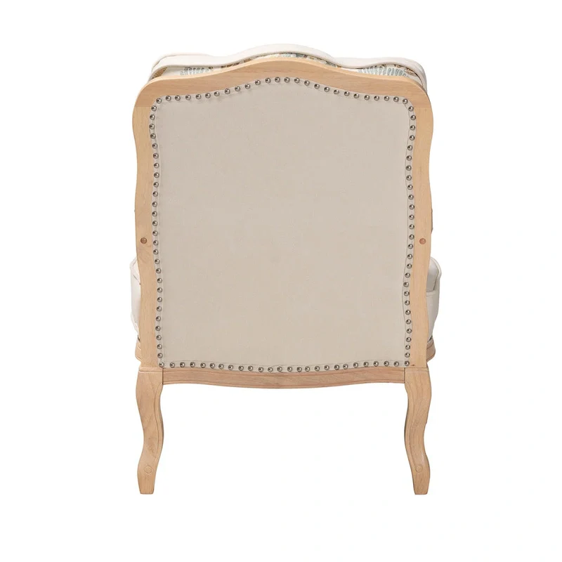 Andre Traditional Wood Accent Chair