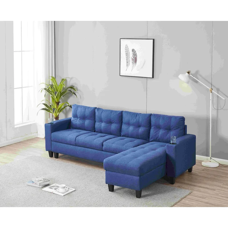 Reversible Chaise Sectional Sofa