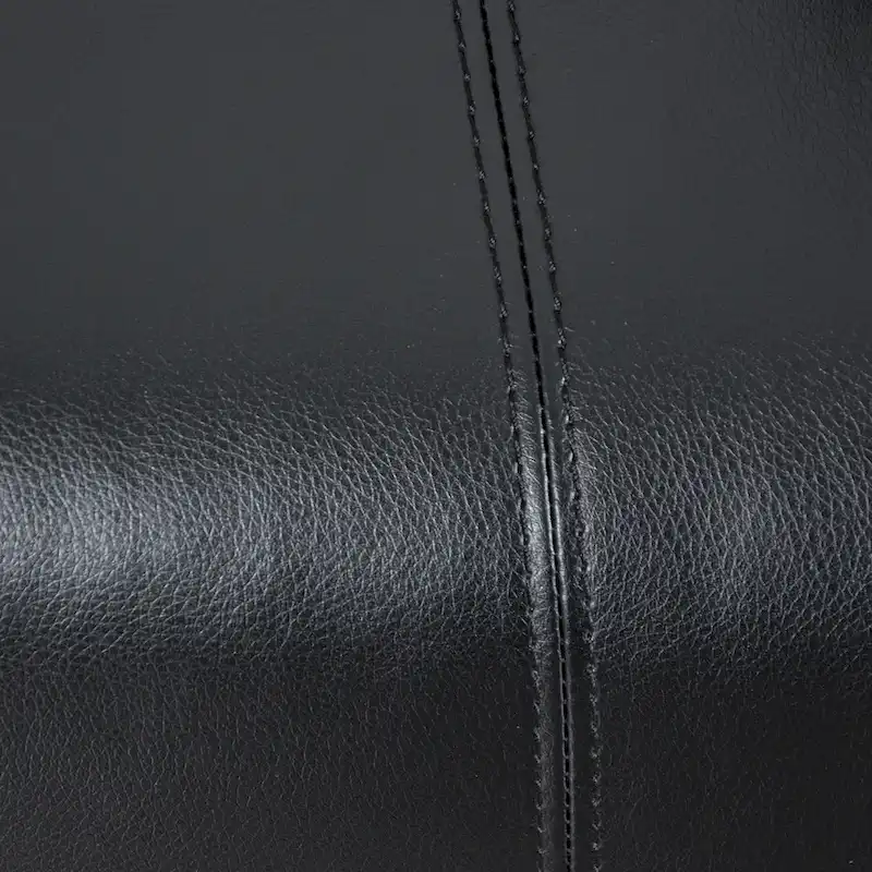 2-Piece Classic Faux Leather Manual Reclining Living Room Sofa Set with Console and Cup Holders