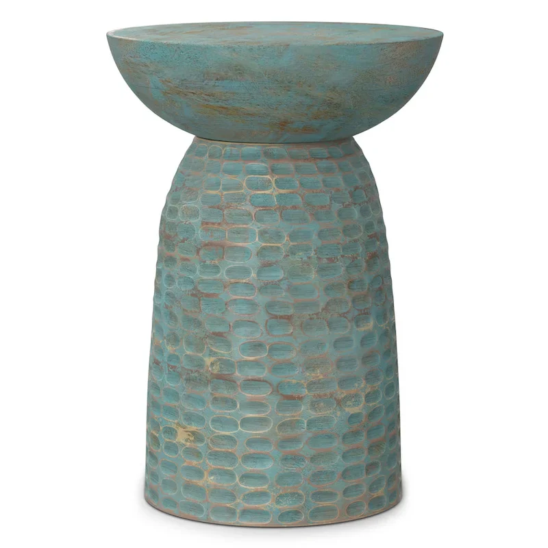 Solid Wood Accent Table - 12.6