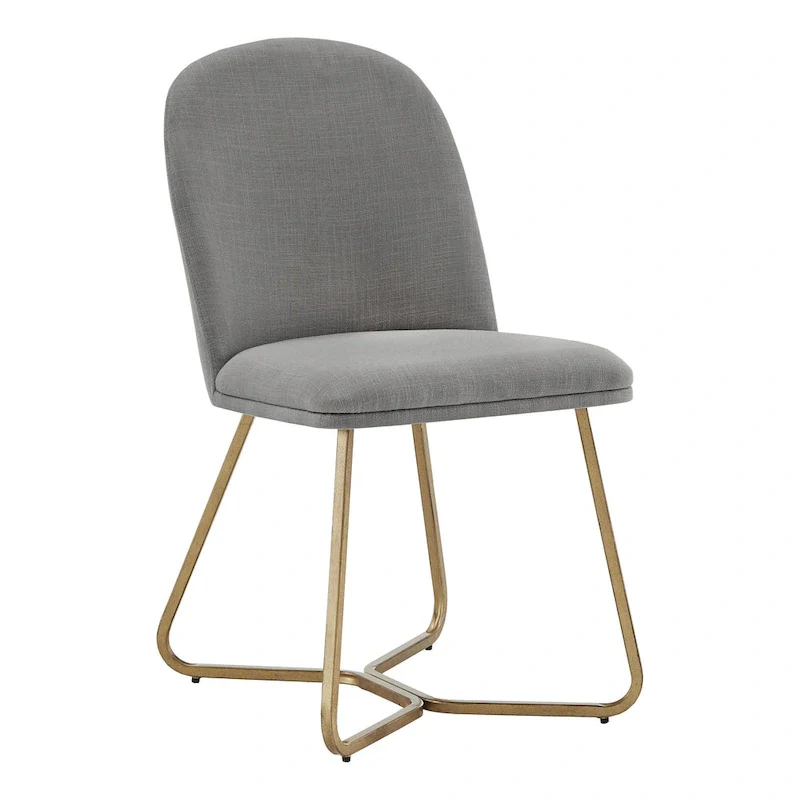 Gold Metal Dining Chair (Set of 2)