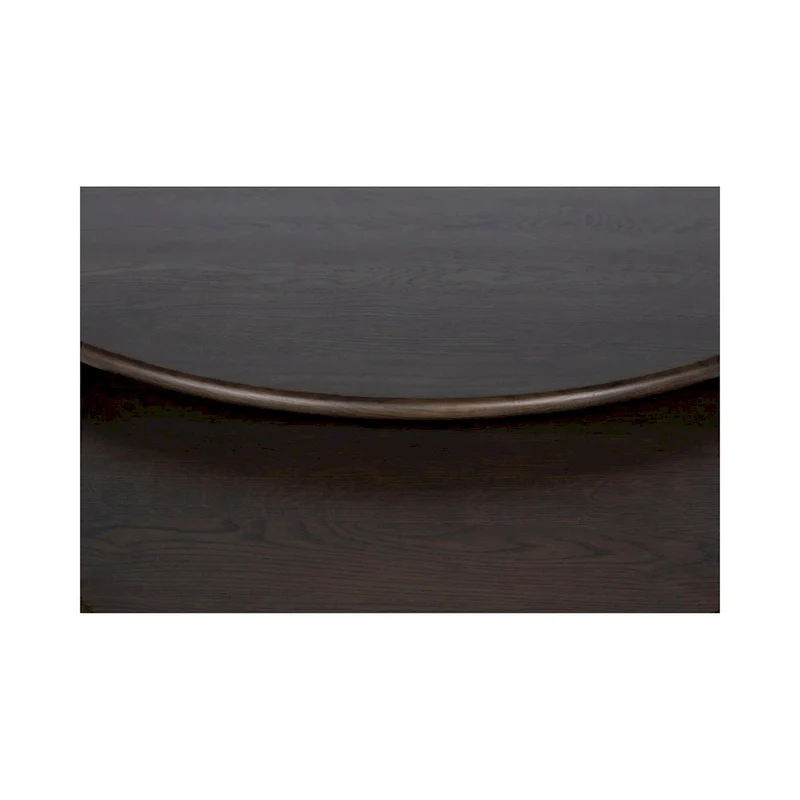 NADAAL STUDIOS Pence, Small Oval Coffee Table, Dark Brown