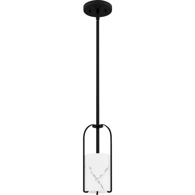 Fairbanks 1-Light Matte Black Mini Pendant Light