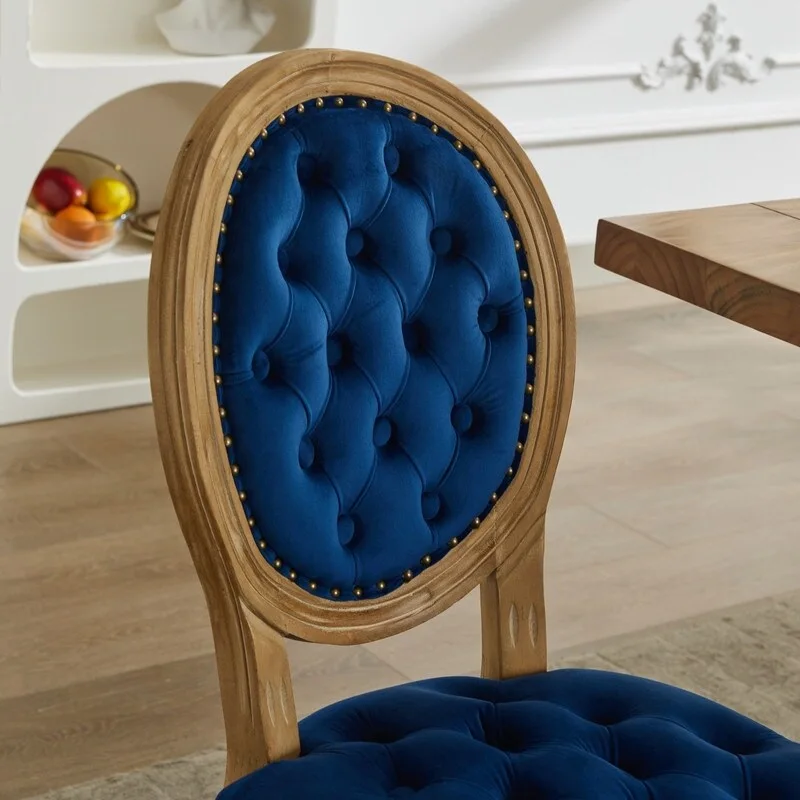 French Dining Chair with Nailhead Trim Set of 6