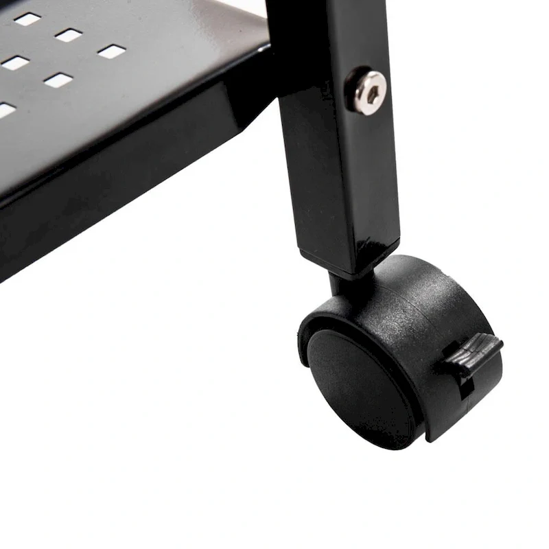 3-tier Rolling Black Utility Cart