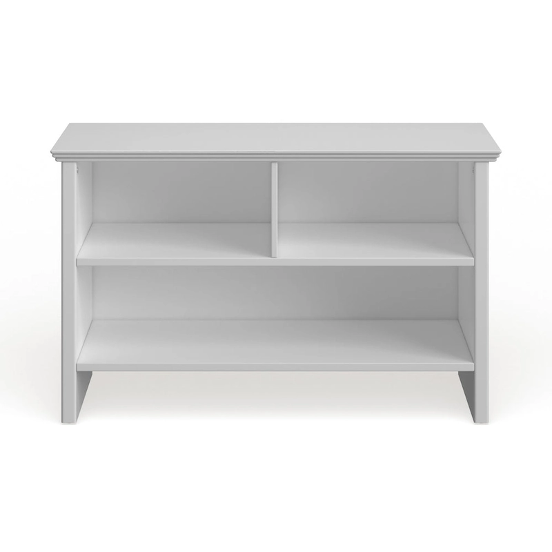 Porch & Den Candace White Wood Shoe Bench