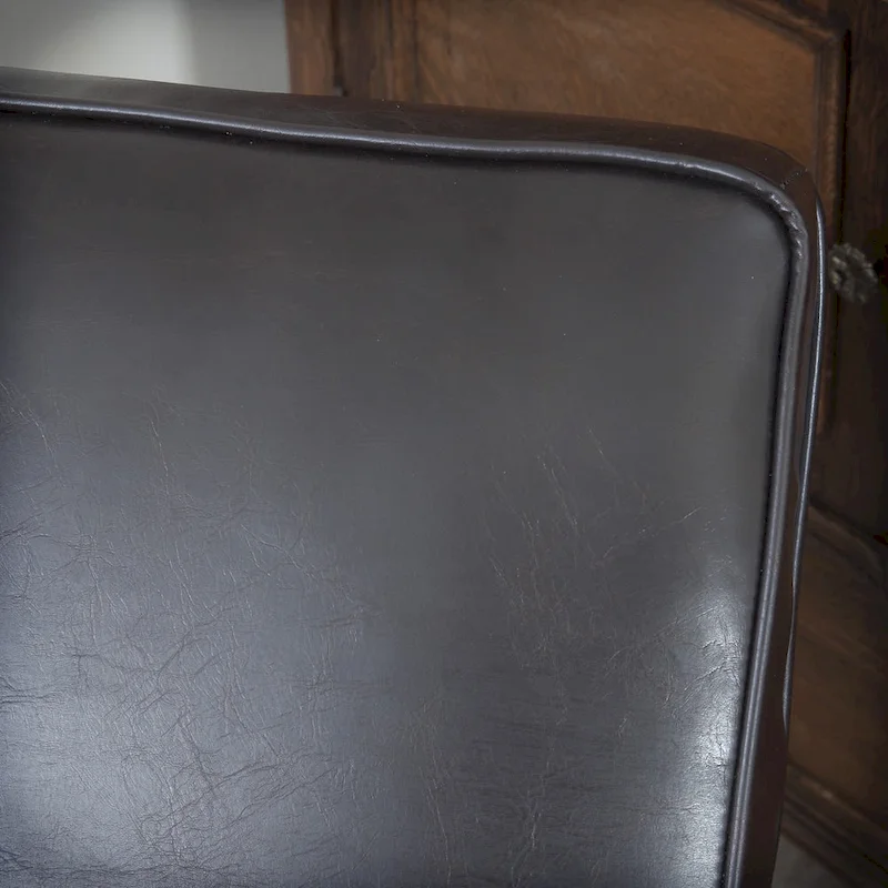 Darvis Black Bonded Leather Recliner Club Chair by Christopher Knight Home